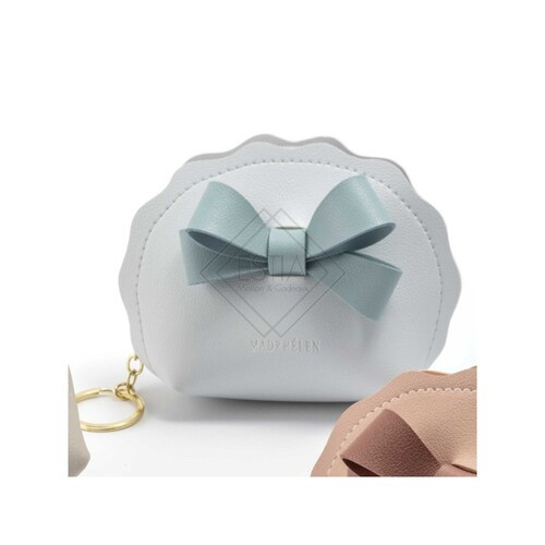 PORTACHIAVI POCHETTE CELESTE (9x12,5cm)-CLISPBAG MH848