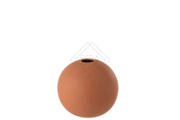 Vaso Palla Ceramica Ruggine Medium (18X18X17CM)