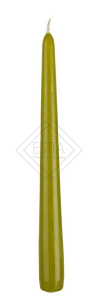 CANDELA BASIC CONICA VERDE 25CM