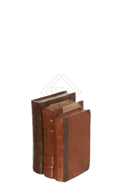 Libri Resina Marrone Medium (11.5x15x20cm)