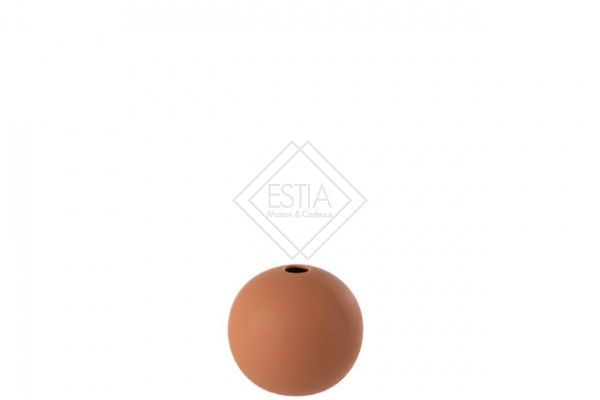 Vaso Palla Ceramica Ruggine Small (12X12X11.5CM)