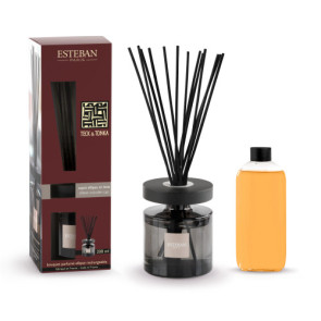 DIFFUSORE PER AMBIENTE- TECK E TONKA - IN VETRO (200ml) CON BACCHETTE