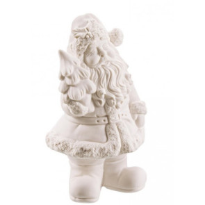 BABBO NATALE IN PIEDI IN CERAMICA 8,8x8,3x16h