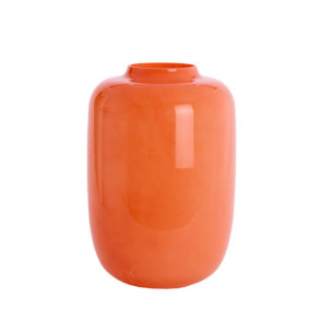 VASO ALTO IN VETRO ARANCIONE (Ã˜34x50 cm)