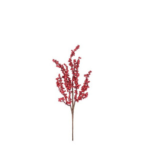 RAMO HOLLYN CON BACCHE ROSSE IN POLISTIROLO (15x4x50h)
