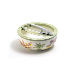 ROMPINOCI IN CERAMICA COMPOSTA DA CIOTOLA+SCHIACCIANOCI LINEA TROPICAL (19x7cm)