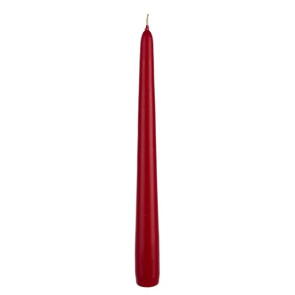 CANDELA  BASIC CONICA ROSSO SCURO 25CM