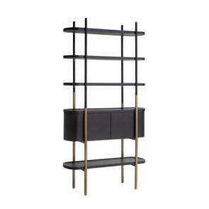 ARMADIO PENSILE JAMESON IN LEGNO SCURO (110x39x210cm)
