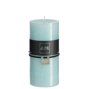 CANDELA CILINDRICA COLOR V.ACQUA-52 ore (7x7x15cm)