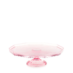 ALZATA PIANA GRANDE CIPRIA IN VETRO (25,5x25,5x2cm)