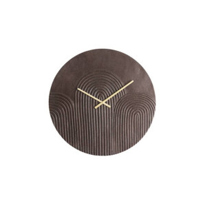 OROLOGIO ROTONDO IN METALLO MARRONE (Ã˜58 cm)