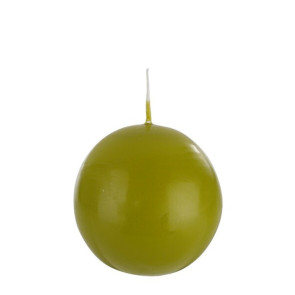 CANDELA BASIC SFERA VERDE DIAMETRO 7CM