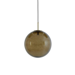 LAMPADA A SOSPENSIONE BALL IN VETRO MARRONE/ORO (Ã˜40 cm)