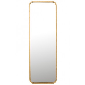 Specchio Mona Rettangolare Metallo/Vetro Oro 40x2x120