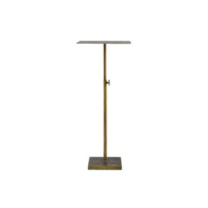 PIEDISTALLO IN METALLO ORO SCURO (30x30xh.88CM)