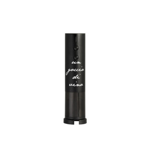 APRIBOTTIGLIE ELETTRICO "UN GOCCIO DI VINO" DESIGN MINIMALE ED ELEGANTE- CON CAVO MINI USB (diam.4,5x19,5cm)