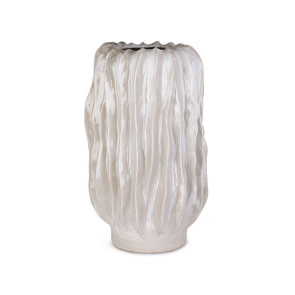 VASO ALTO ONDE TORTORA IN CERAMICA (37xh.61cm)