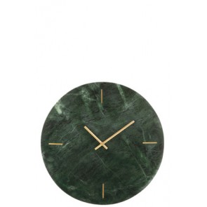 Orologio Rotondo Marmo Verde diam. 42 cm