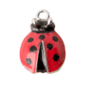 ZAMA COCCINELLA ROSSA IN ACCIAIO (2,5x2cm)