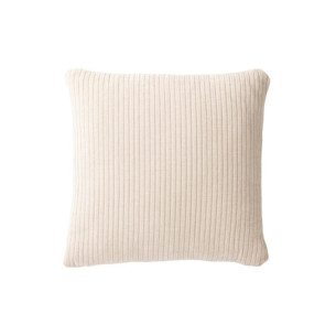 CUSCINO IN TESSUTO RIGATO BEIGE (45x45cm)