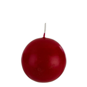 CANDELA BASIC SFERA ROSSA DIAMETRO 7CM