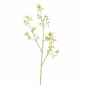 RAMO CON FIORI DI PESCO IN SETA PESCA (h.105cm)