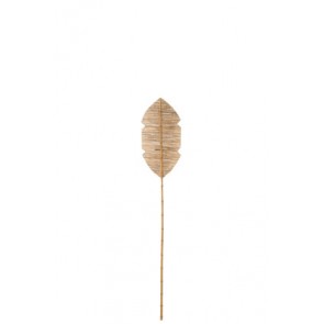 Foglia Decorativa Bambu/Foglie Di Banano Naturale Large (26X2X151CM)