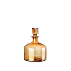 VASO BOTTIGLIA BASSO IN VETRO  (Ã˜23x32.5h)
