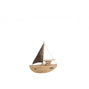 Barca Decorativa Paulownia Naturale 20.5x5.5x21.5
