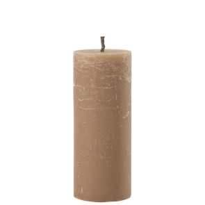 CANDELA DA ESTERNO BEIGE LARGE 95ore (21x15x15cm)