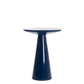 TAVOLINO BASSO IN METALLO BLU (45x45xh.59cm)
