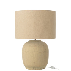 LAMPADA DA TAVOLA MIA IN TERRACOTTA BEIGE LARGE (46x46x64cm)