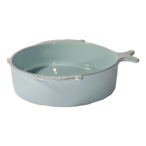 INSALATIERA IN CERAMICA DECORO MARINA IN ACQUAMARINA (diam.28cm)