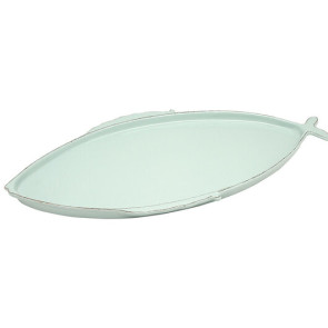VASSOIO OVALE MARINA IN CERAMICA ACQUAMARINA (56x27cm)