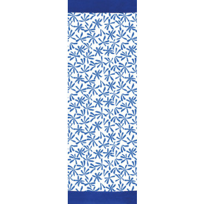 RUNNER CON GIGLIO DEL NILO IN FILATO ANTIMACCHIA E IDROREPELLENTE (155x50cm)