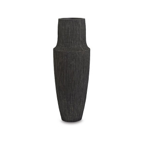 VASO IN POLIRESINA NERO (diam.22,5xh.63cm)