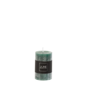 CANDELA CILINDRICA COLOR VERDE SCURO-18 ore (5x5x7,5cm)