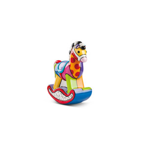 CAVALLO A DONDOLO BRITTO (11×15CM) IN CERAMICA