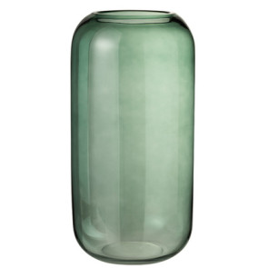 Vaso Rotondo Alto Vetro Verde Large 24.5X24.5X49.5