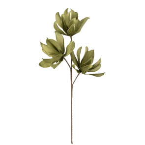 RAMO CON 3 FIORI EVA IN VERDE (35x35x95cm)