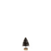 Albero Di Natale Decorativo Plastica Paillette Nero Extra Small (10X10X15CM)