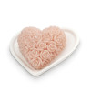 CUORE ROSE CON PIATTO GESSO CIPRIA